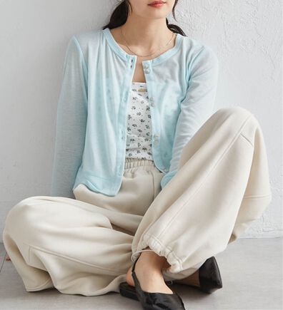 RANAN（ラナン）の「シアーリブカーディガン（その他カーディガン）」