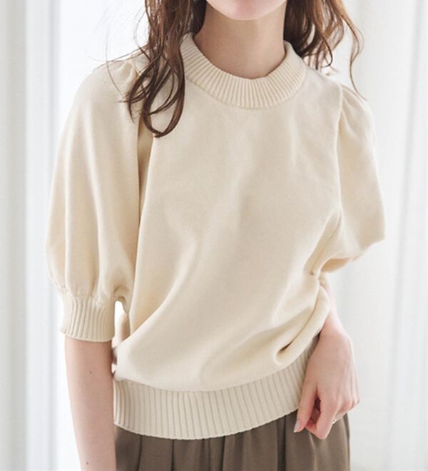 RANAN（ラナン）の「ボリュームパフスリーブニットトップス（ニット・セーター）」｜詳細画像