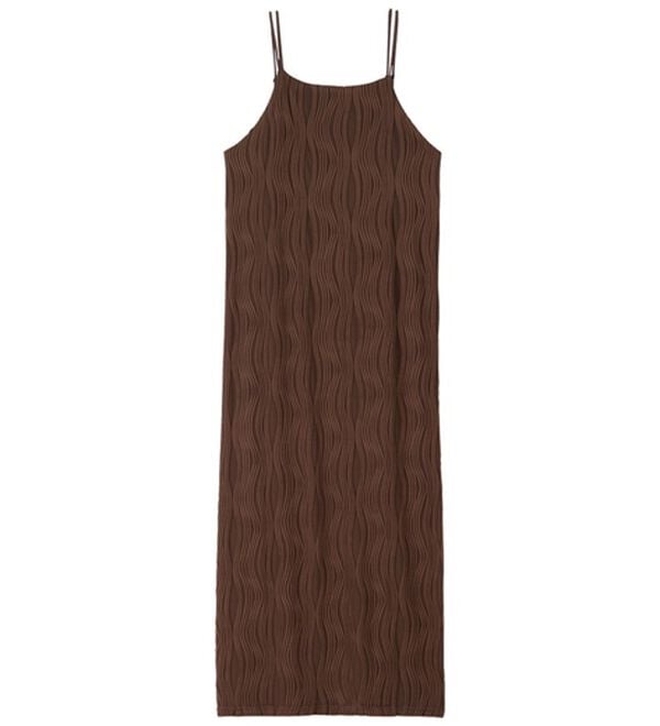 GeeRA（ジーラ）の「ウェーブジャガードキャミワンピース（その他ワンピース）」｜詳細画像