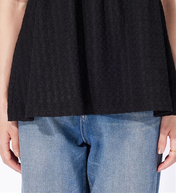 BELLUNA（ベルーナ）の「ジャカード素材バックリボンビスチェ（タンクトップ・キャミソール）」｜詳細画像