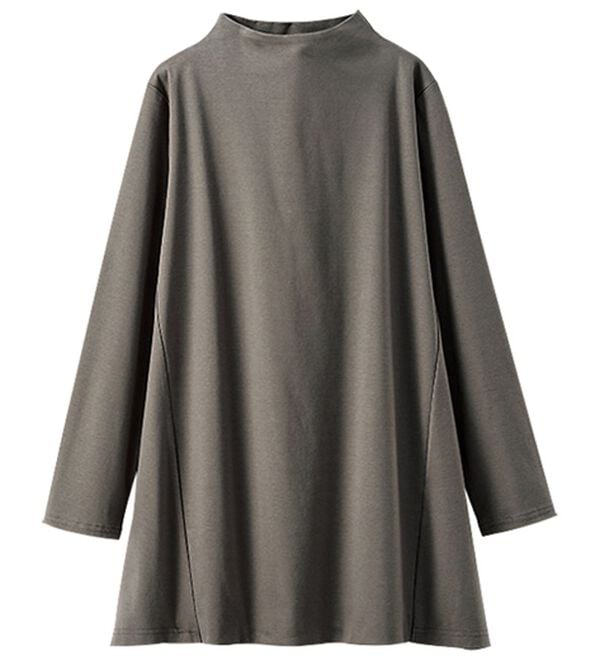 BELLUNA（ベルーナ）の「艶やかコットン１００％チュニック（チュニック）」｜詳細画像