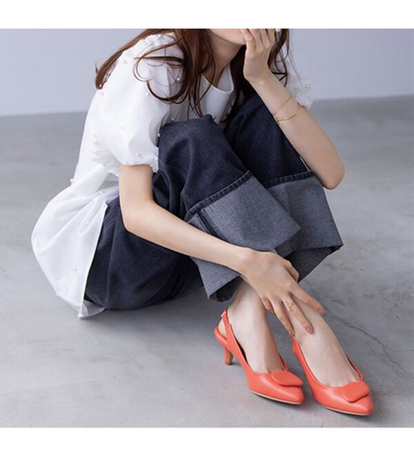 RANAN（ラナン）の「モチーフデザインバックストラップパンプス（パンプス）」｜詳細画像