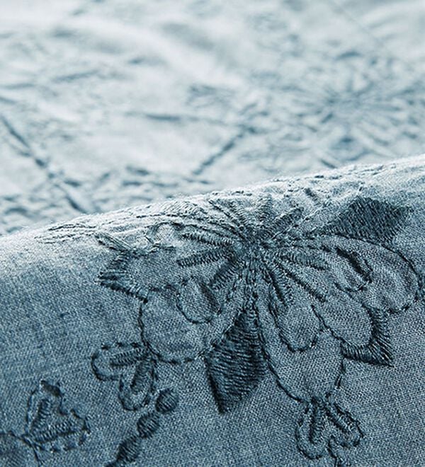 エレガントに体型カバー！刺しゅう重ねチュニック - ベルーナ【公式】