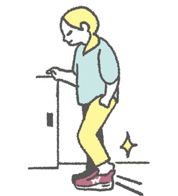 BELLUNA（ベルーナ）の「＜ＥＤＷＩＮ＞さっと履ける！牛床革エアソールスニーカー（スリッポン）」｜詳細画像