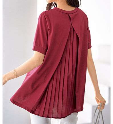 BELLUNA（ベルーナ）の「バックプリーツデザインチュニック（チュニック）」