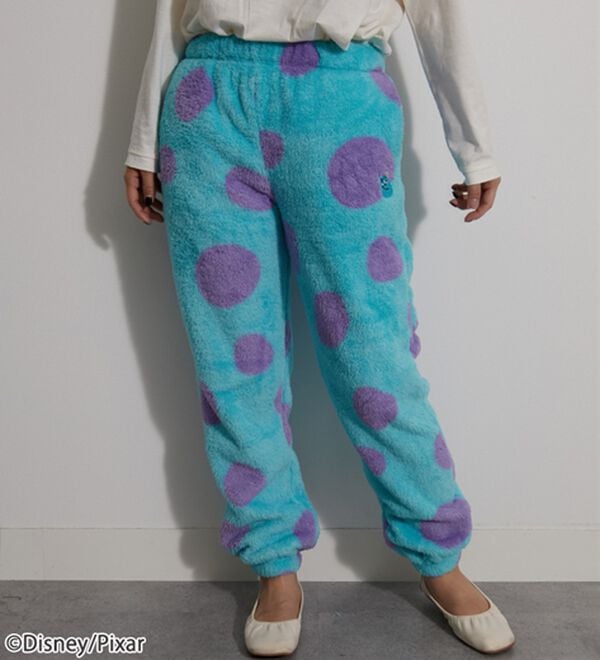 BELLUNA（ベルーナ）の「＜Ｄｉｓｎｅｙ＞【モンスターズ・インク（サリー）】両面ボアパンツ（※ポンチョ別売り）（その他パンツ）」｜詳細画像