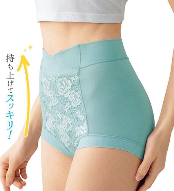 LAVIENNE（ラヴィエンヌ）の「【１０色組】新・お腹もち上げショーツガードル（ショーツ）」｜詳細画像