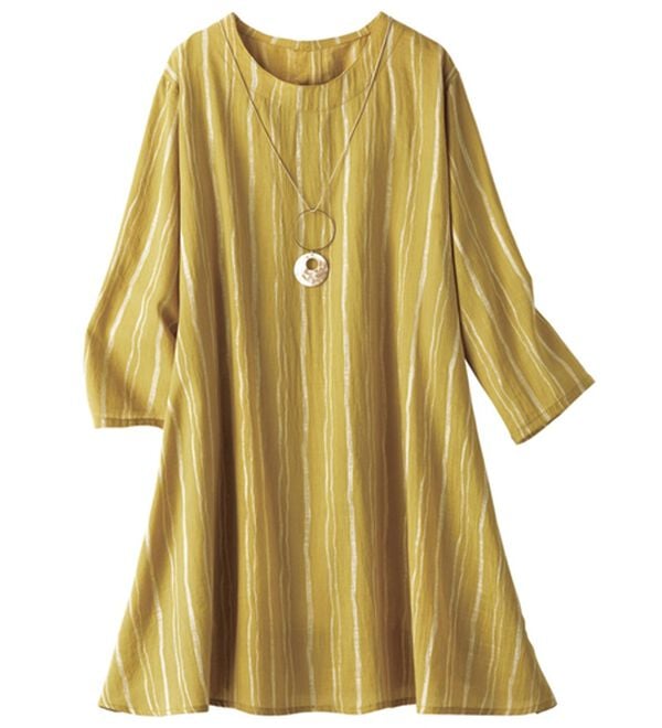 ルフラン（ルフラン）の「選べるプリントブラウス（ブラウス）」｜イエロー系