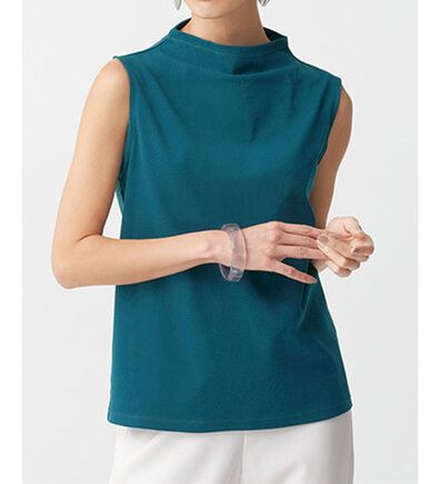 BELLUNA（ベルーナ）の「艶やか綿１００％タンクトップ（タンクトップ・キャミソール）」