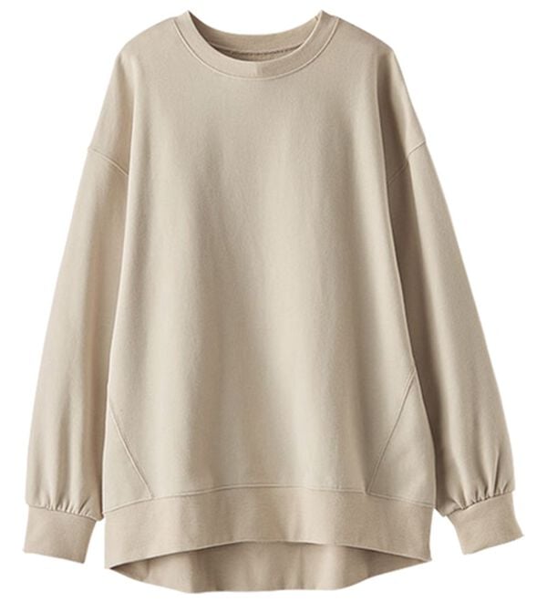 BELLUNA（ベルーナ）の「軽やか綿混！大人サマ見えスウェット（カットソー）」｜詳細画像