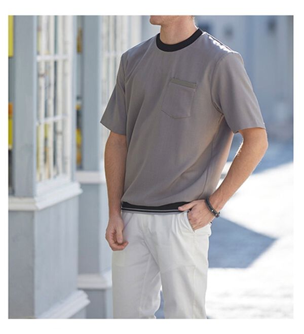 「体型カバーが叶うオトナ技Ｔシャツ（メンズＴシャツ）」｜詳細画像