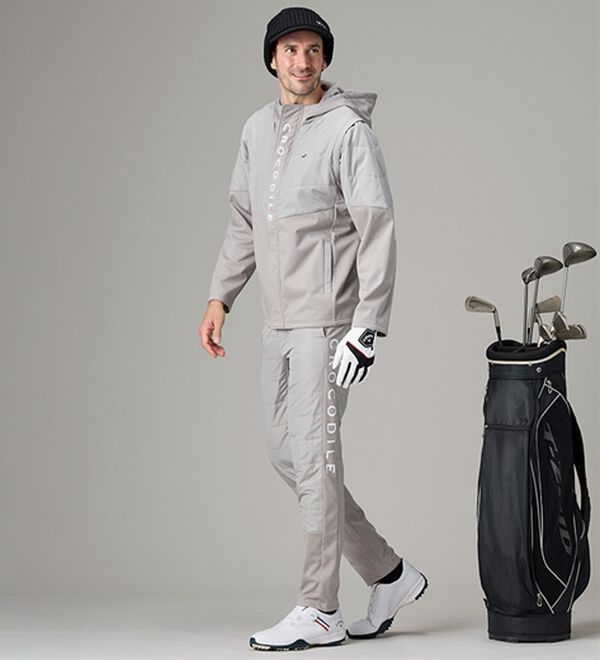 「＜クロコダイル＞アクティブヒート防風ストレッチスーツ（メンズスポーツウェア（トップス））」｜詳細画像