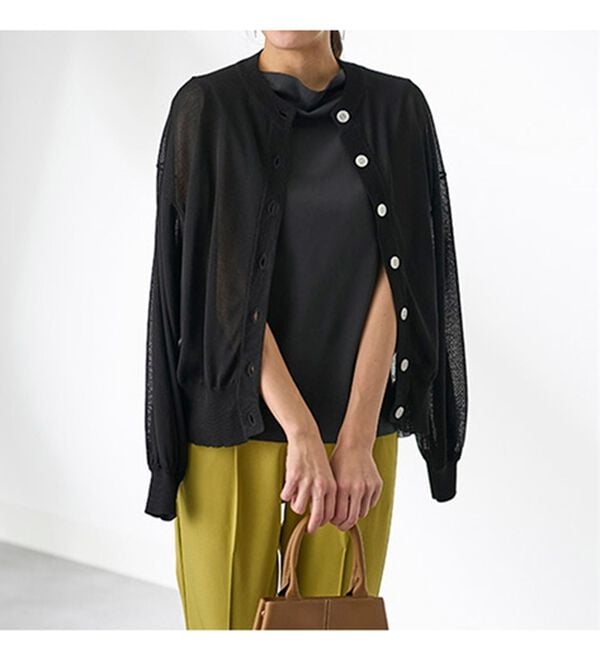 BELLUNA（ベルーナ）の「ヒンヤリ冷感！ゆったりカーディガン（ニットカーディガン）」｜詳細画像