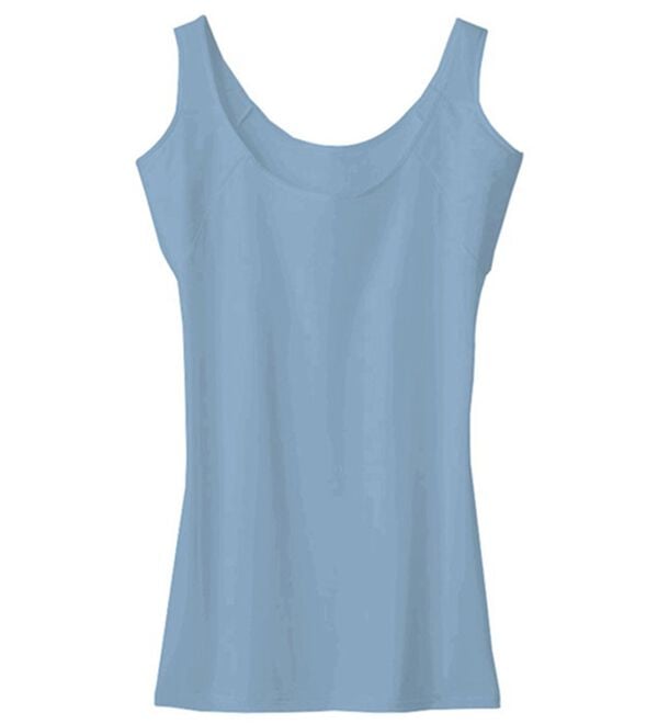 LAVIENNE（ラヴィエンヌ）の「ひんやり汗取りインナー　前まで激汗・タンクトップ＜ラヴィクール＞（肌着・インナーウェア）」｜ブルー