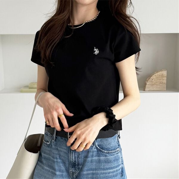GeeRA（ジーラ）の「【ＵＳ．ＰＯＬＯ．ＡＳＳＮ】汗染み防止ミニＴシャツ（Tシャツ）」｜詳細画像