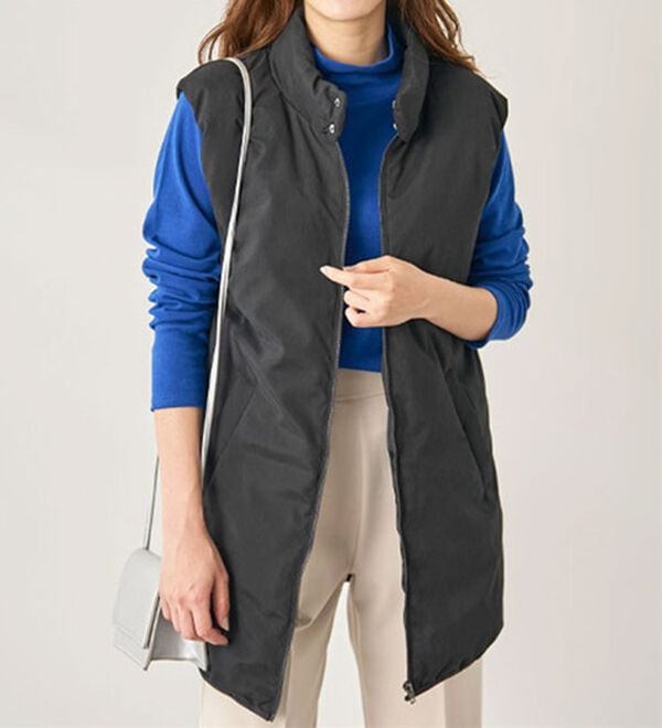 BELLUNA（ベルーナ）の「吸湿発熱ハイネックプルオーバー（カットソー）」｜詳細画像