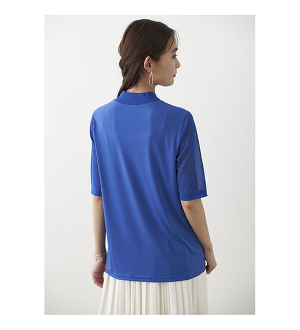 BELLUNA（ベルーナ）の「脱Ｔシャツ！チュールデザイントップス（カットソー）」｜詳細画像