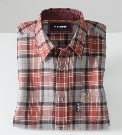 「＜ダンロップ・リファインド＞ぬくもりのウール入りシャツ（メンズシャツ）」