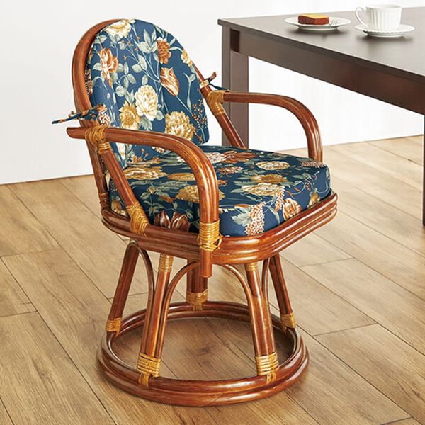 「高さが選べるお買い得籐回転座椅子（椅子・チェア・スツール）」｜詳細画像