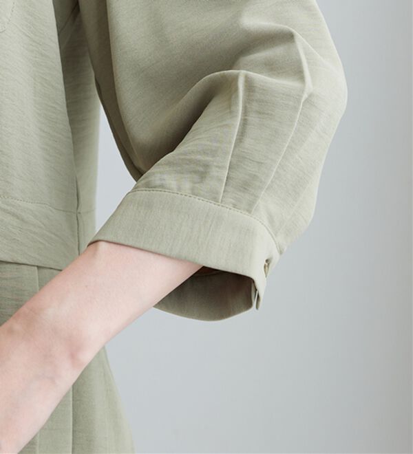 BELLUNA（ベルーナ）の「【UVカット】機能付！裾プリーツ切替チュニック（チュニック）」｜詳細画像