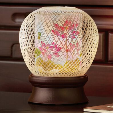 「回転式インテリア提灯花まゆ（蓮華）（椅子・チェア・スツール）」