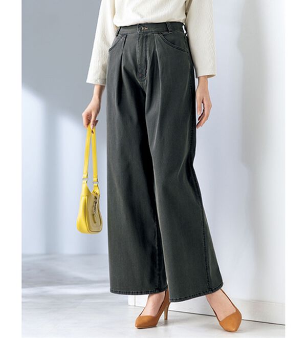 ルフラン（ルフラン）の「Ｃ．Ｂ．Ｓ．ジーンズタックパンツ（フルレングスパンツ）」｜詳細画像