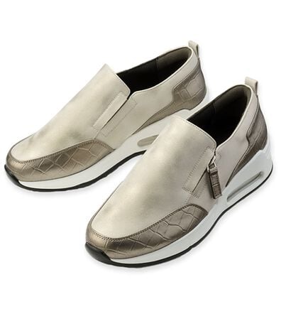 ルフラン（ルフラン）の「クロコ型押切替エアソールスニーカー（スニーカー）」