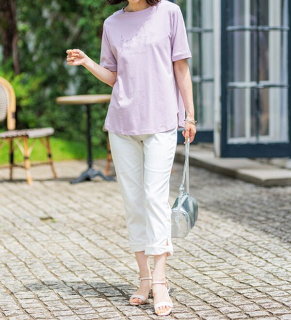 BELLUNA（ベルーナ）の「ヒンヤリ！着映えプリントプルオーバー（カットソー）」｜詳細画像