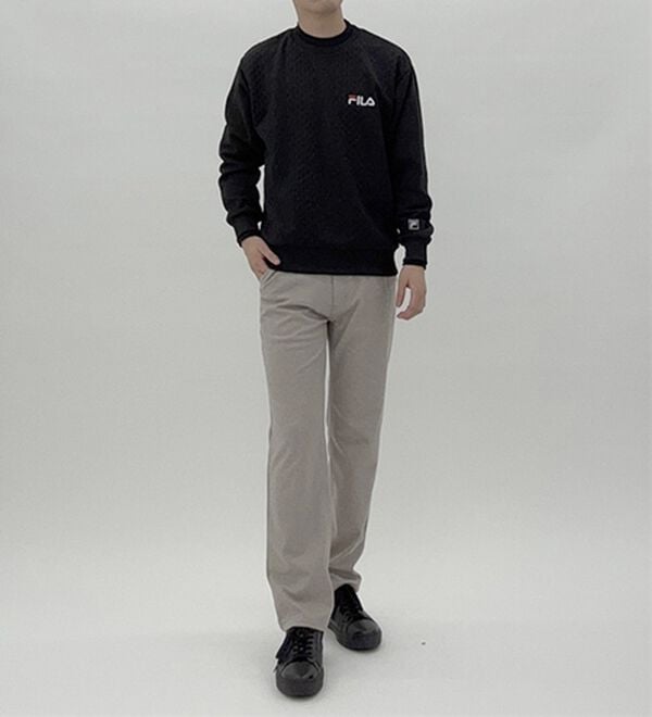 「＜コムルヴァン・オム＞起毛ストレッチでラクして暖かパンツ（メンズチノパンツ）」｜詳細画像