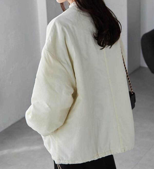 ノーカラーオーバーサイズ中わたブルゾン - ベルーナ【公式】