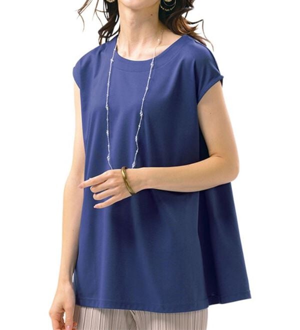 ルフラン（ルフラン）の「１枚でサマになる！ノースリーブプルオーバー（カットソー）」｜詳細画像