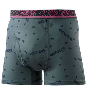 「染みないエチケットボクサー（メンズボクサーパンツ）」｜グレーロゴ