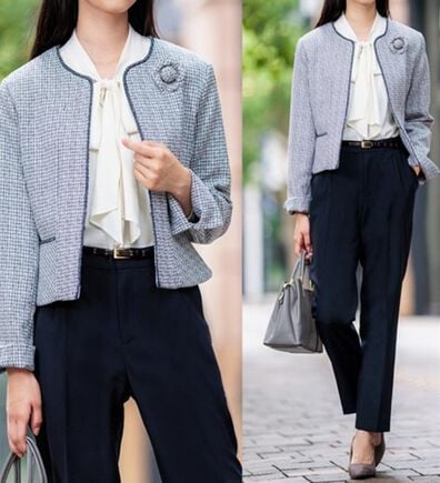 GeeRA（ジーラ）の「【入卒式/セレモニー】ツイード着回し５点セットスーツ　２ジャケット＆パンツ＆ワンピ（その他スーツ）」