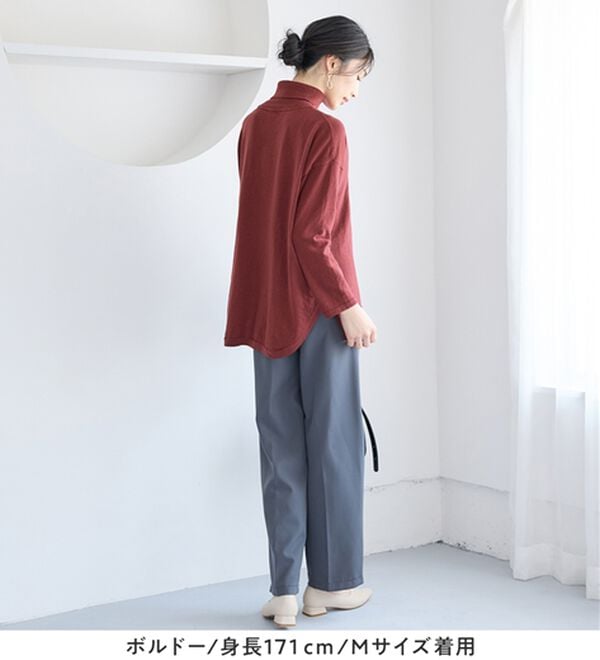 Viola e Viola（ヴィオラ エ ヴィオラ）の「ゆったり着られるハイネックニットチュニック（チュニック）」｜詳細画像