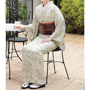 「こだわりのカジュアルきもの（仕立上り）（着物）」｜グレー