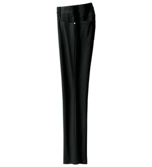 ルフラン（ルフラン）の「楽らく素敵！全方向ストレッチ綿混パンツ（フルレングスパンツ）」｜黒