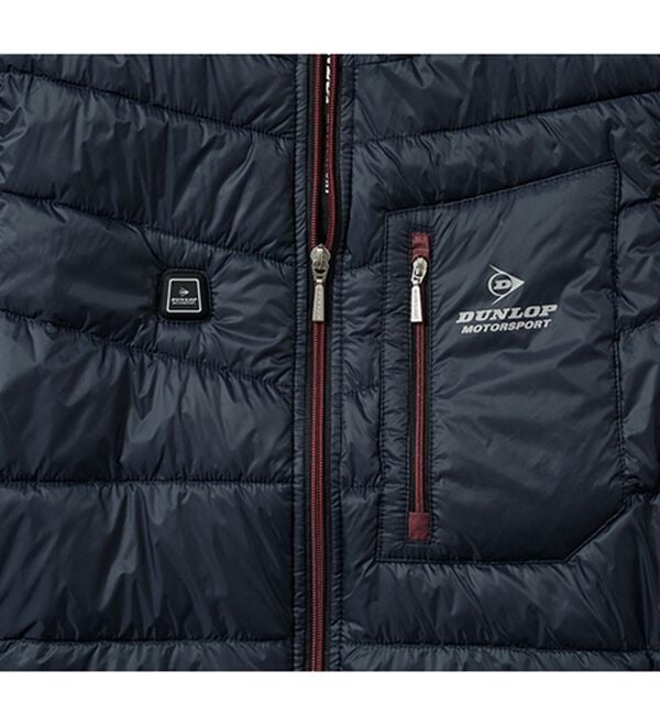 「＜ダンロップ・モータースポーツ＞秒・暖（すぐにあったか）ヒーター付ベスト（メンズベスト）」｜詳細画像