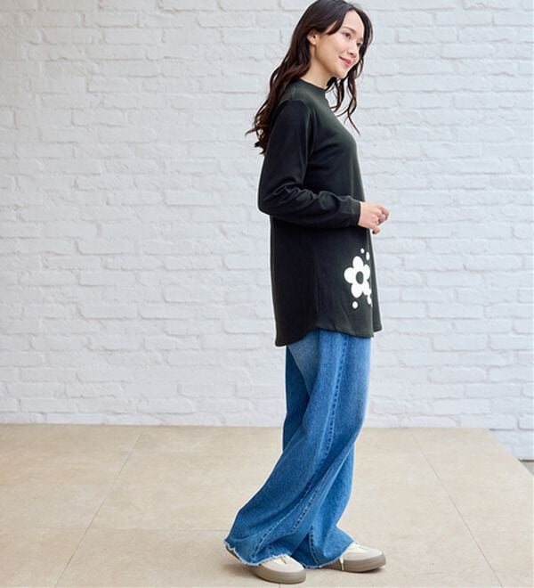 BELLUNA（ベルーナ）の「【メルティポンチ】プリントチュニック（チュニック）」｜詳細画像