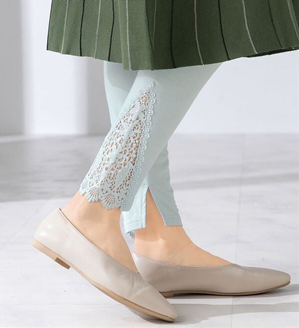 LAVIENNE（ラヴィエンヌ）の「【３色組】涼感おしゃレギンス（靴下・ストッキング）」｜詳細画像