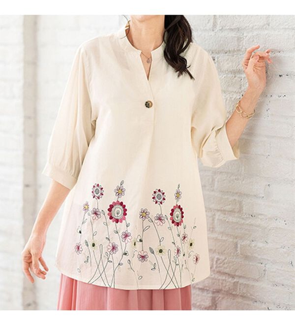 刺しゅうブラウスセレクション - ベルーナ【公式】