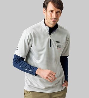 「＜ダンロップ・リファインド＞ハイネック＆ハーフジップ（メンズシャツ）」｜詳細画像