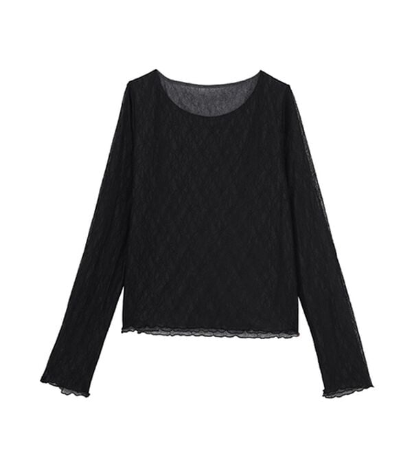 RANAN（ラナン）の「リバーシブルシアーレースＴ（カットソー）」｜詳細画像