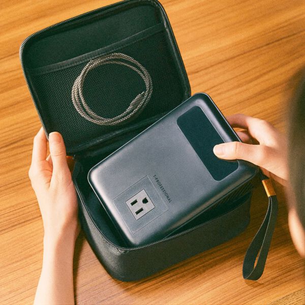 「超コンパクト大容量蓄電池パワーバンク（テレビ・オーディオ・カメラ機器）」｜詳細画像