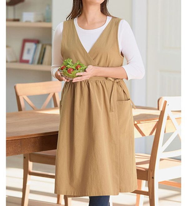 「そのままお出かけ！エプロンワンピース（エプロン）」｜詳細画像