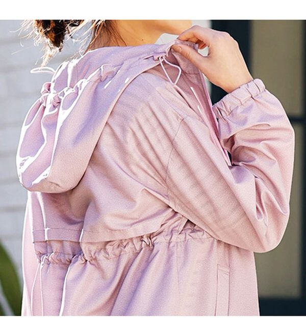 BELLUNA（ベルーナ）の「はっ水加工軽量パーカー（ポーチ付）（パーカー）」｜詳細画像