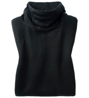 LAVIENNE（ラヴィエンヌ）の「着ぶくれにさよならふわっと暖かインナー（カットソー）」｜ブラック