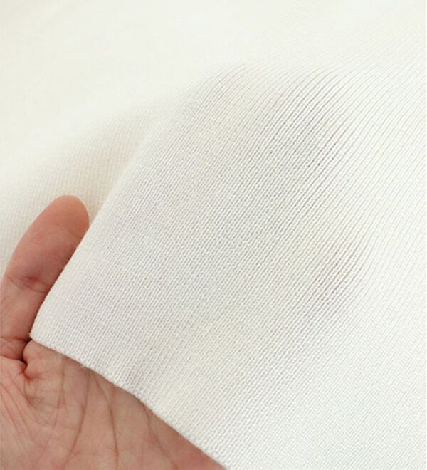 Pierrot（ピエロ）の「【洗濯機で洗える】多機能ニット５分袖トップス（ニット・セーター）」｜詳細画像