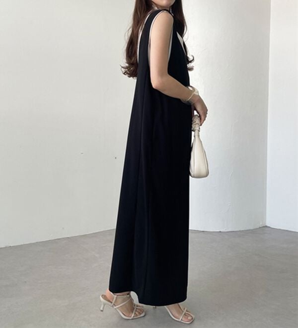 GeeRA（ジーラ）の「楽ちん！ストレッチ前後２ＷＡＹジャンパースカート（ジャンパースカート）」｜詳細画像