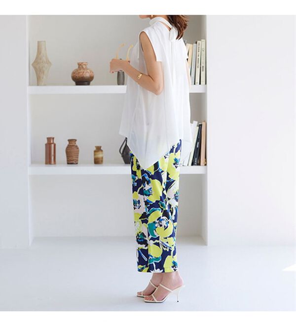 花柄プリントパンツ - ベルーナ【公式】