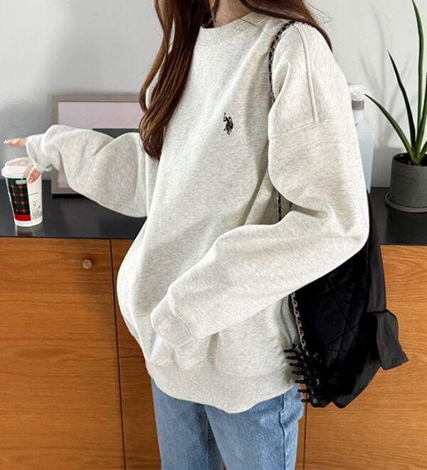 GeeRA（ジーラ）の「【U.S. POLO ASSN.】表ピーチ裏起毛スウェット（トレーナー・スウェット）」｜詳細画像